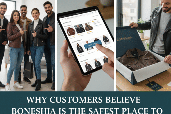 Why Customers Believe Boneshia is the Safest Place to Buy Jackets Online worlds number one leather jacket store