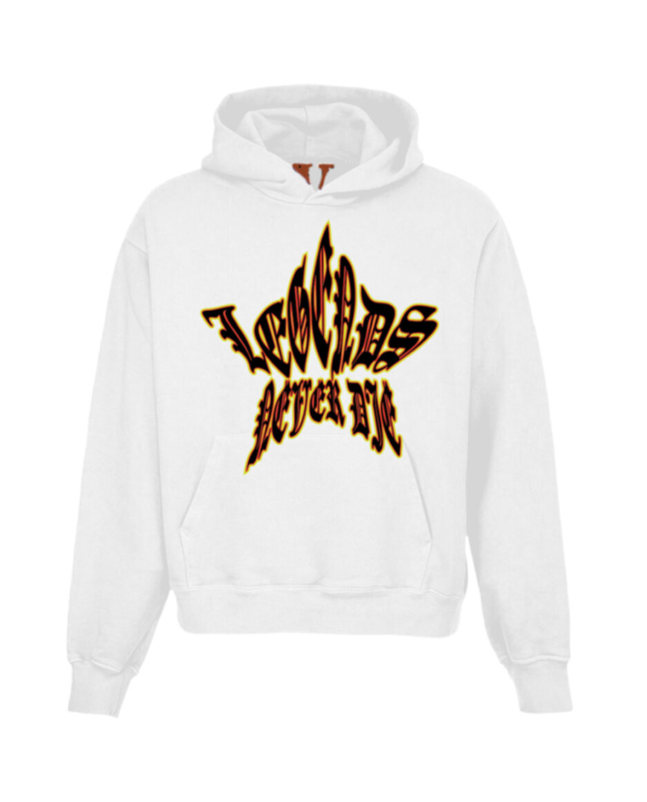 Juice Wrld Vlone Legend Hoodie White