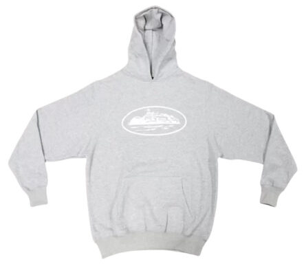 Short Corteiz bold cut Sweat à capuche Corteiz Alcatraz gris