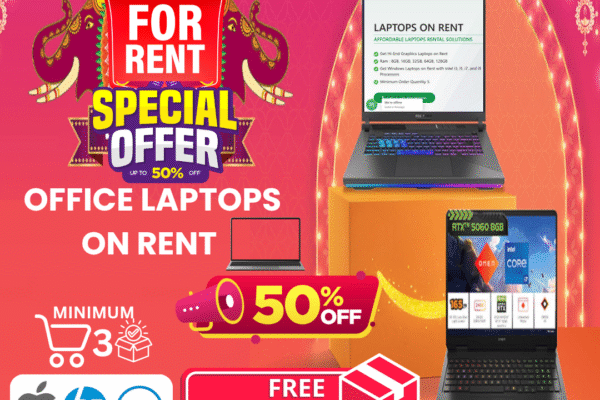 Laptops on Rent in Delhi