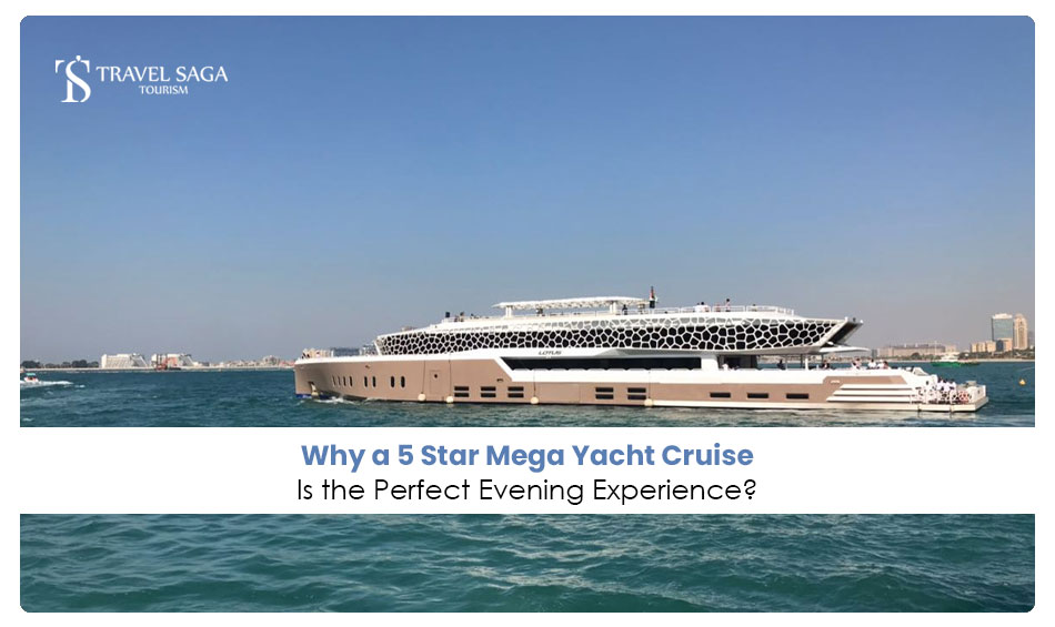 5-star mega yacht cruise with dinner